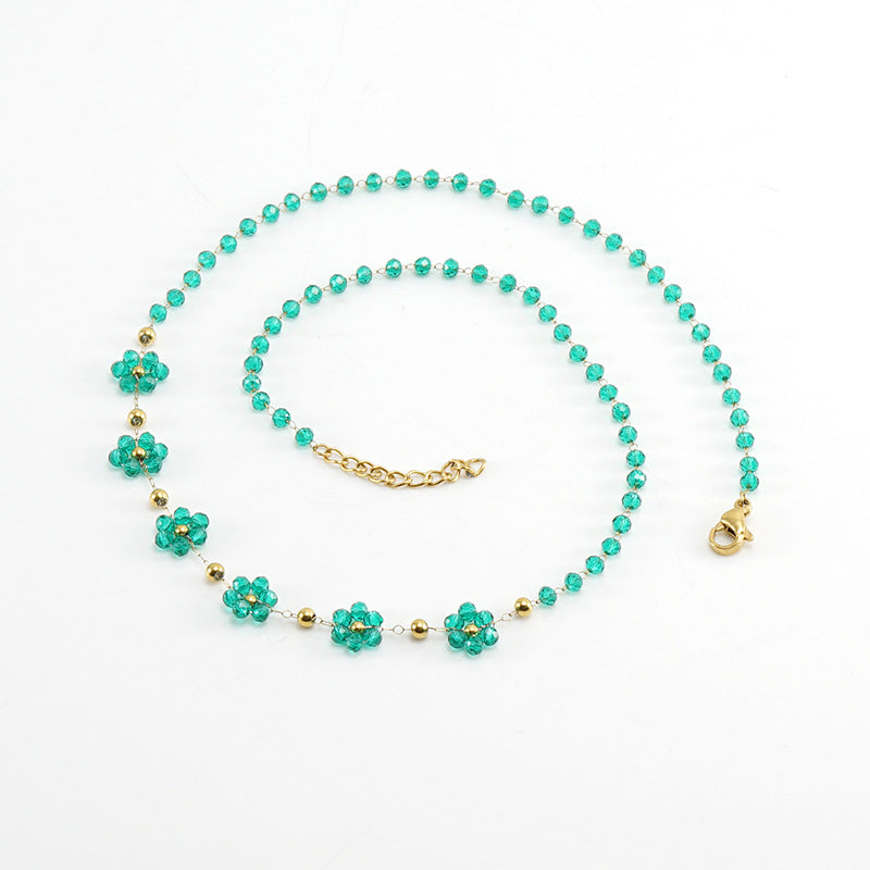 Crystal Flower Bracelet