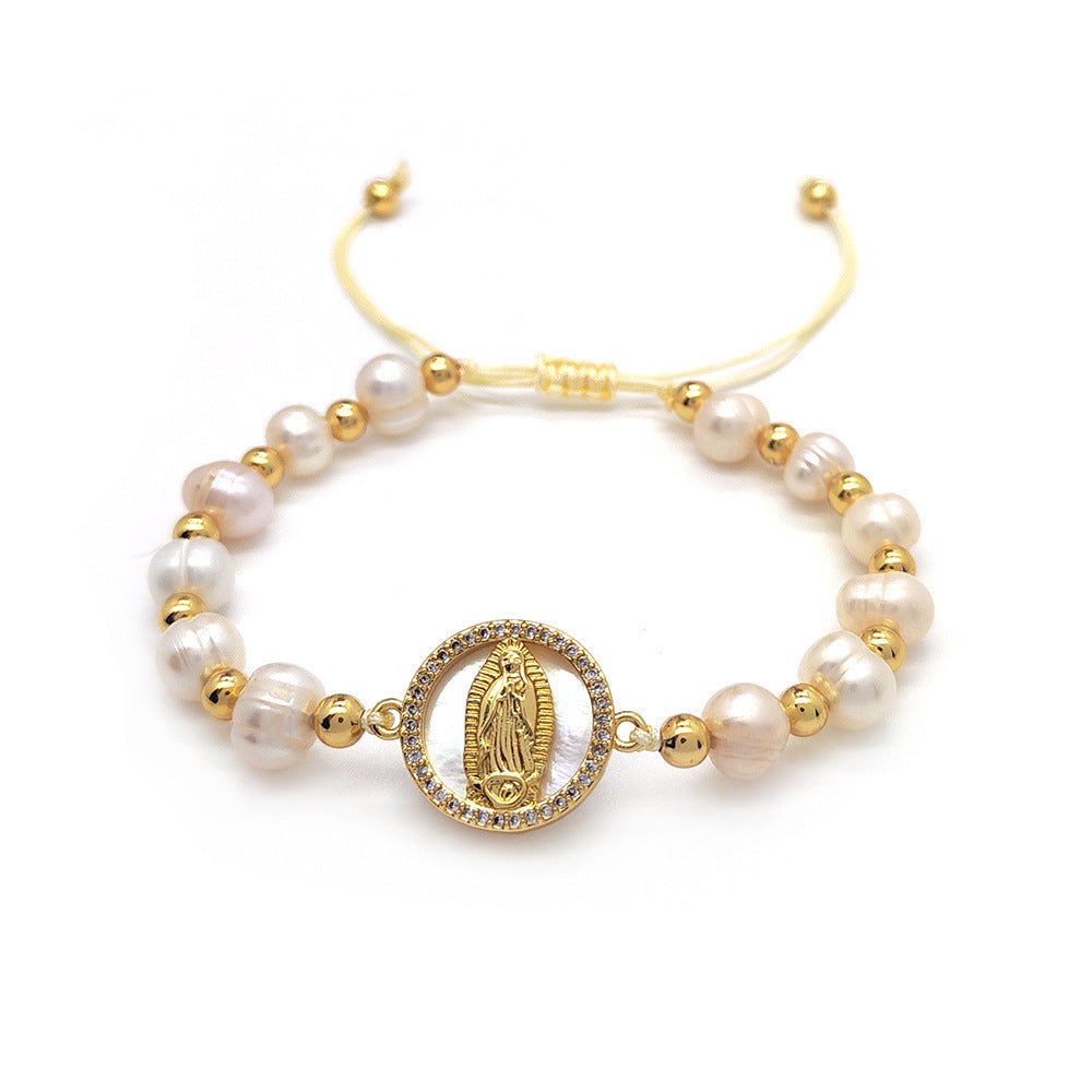 Multi layered beaded hand jewelry