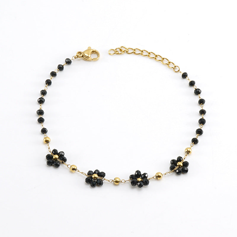 Crystal Flower Bracelet