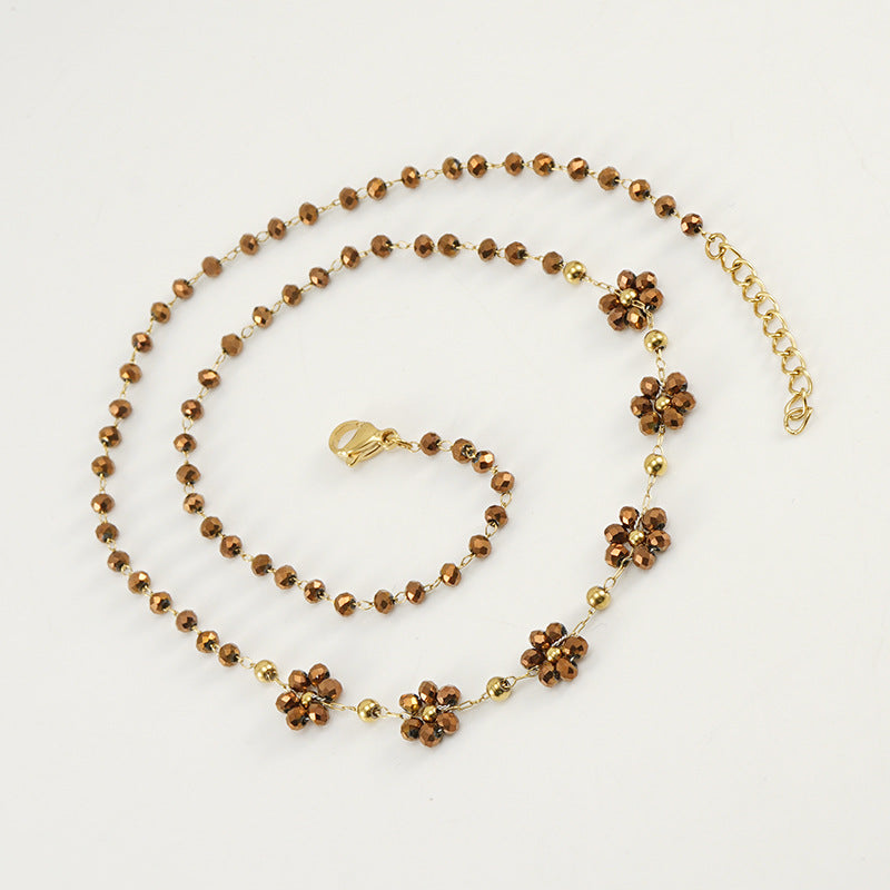 Crystal Flower Bracelet