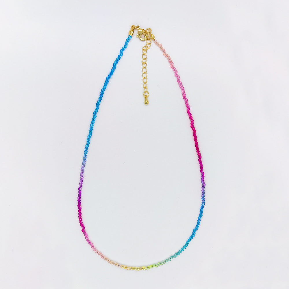Gradient Crystal Necklace