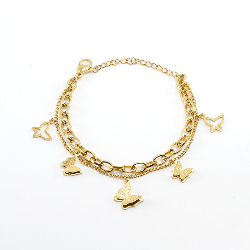 Butterfly Glitter Bracelet