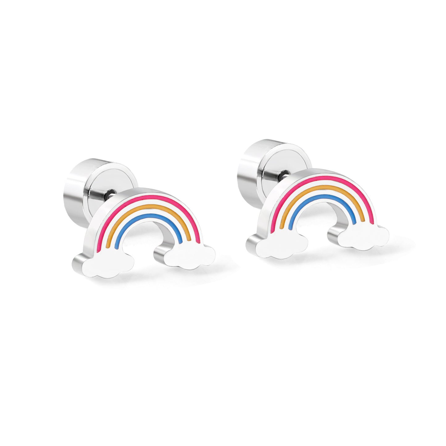 Cute Fruit Botanical Rainbow Earrings