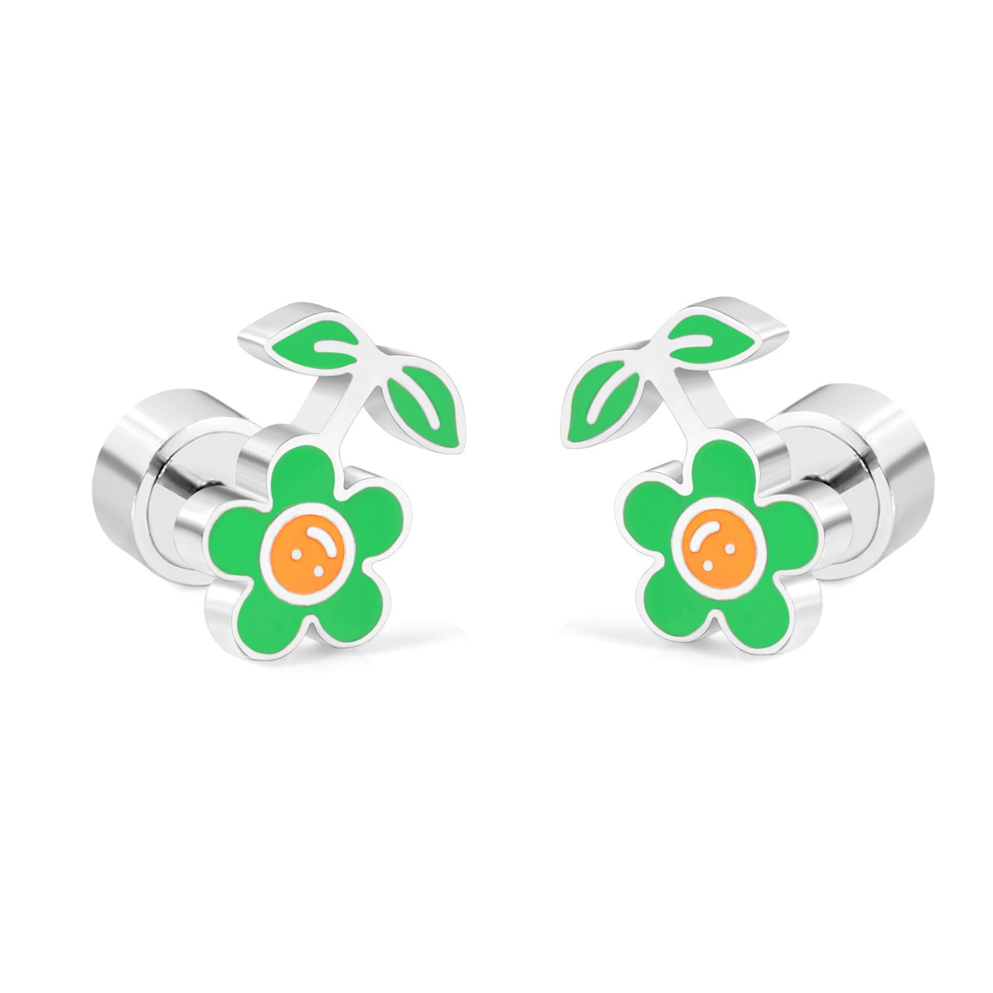 Cute Fruit Botanical Rainbow Earrings