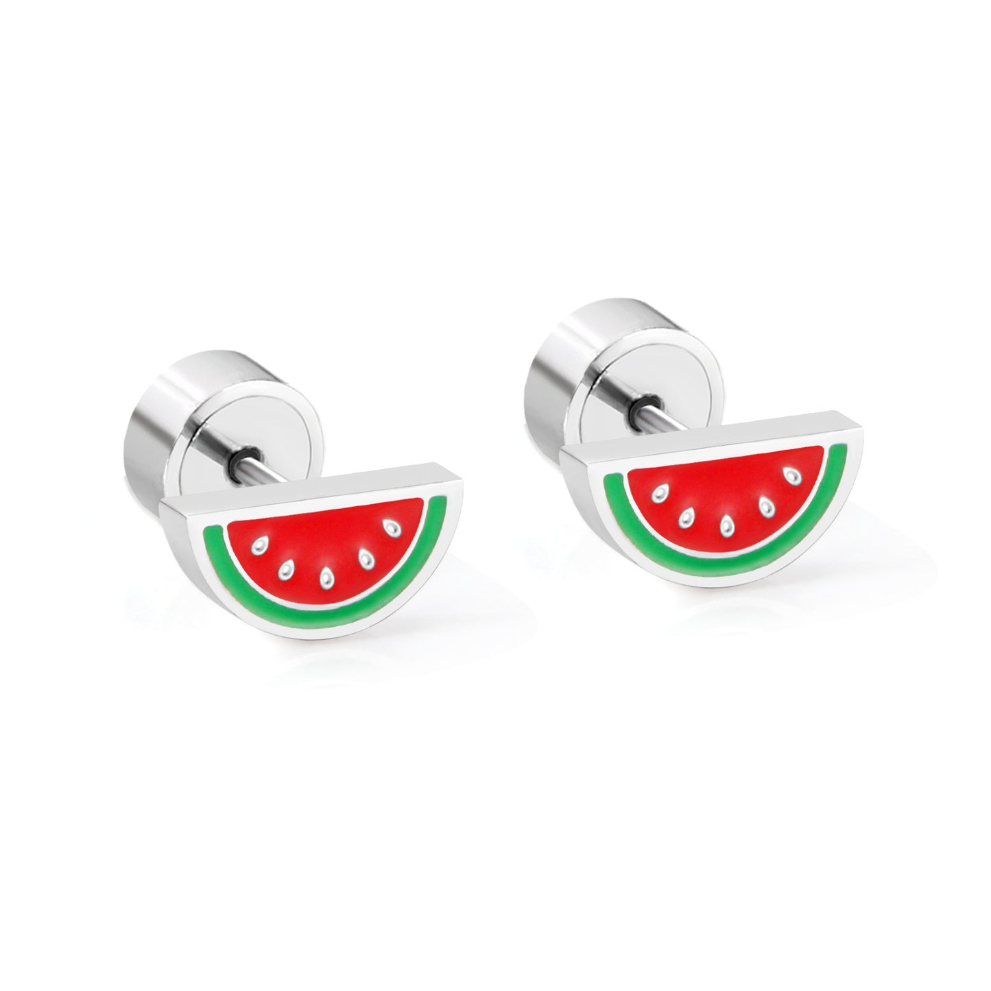 Cute Fruit Botanical Rainbow Earrings