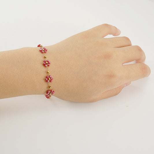 Crystal Flower Bracelet