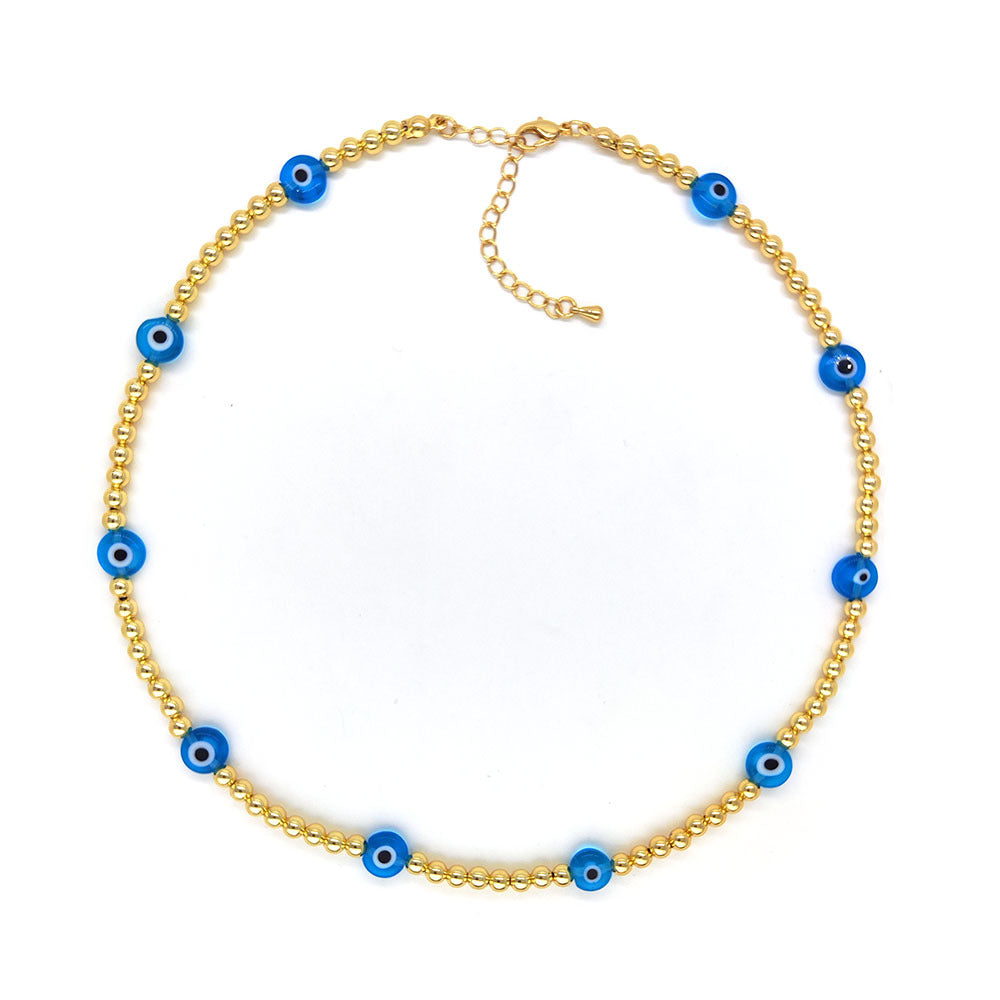 Evil Eye Collarbone Chain