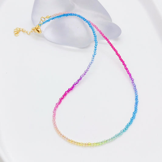 Gradient Crystal Necklace