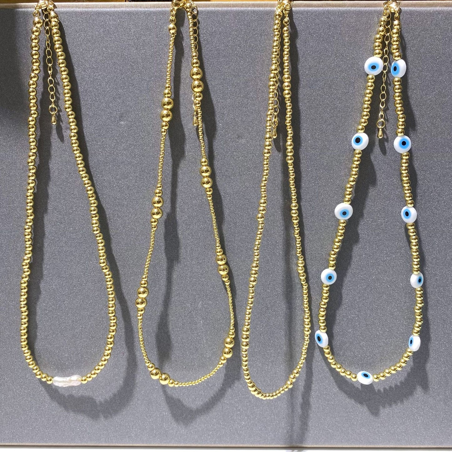 Natural pearl necklace