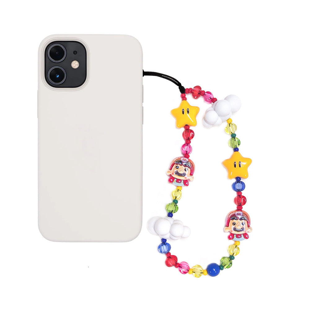 Colorful Beaded Phone Chain