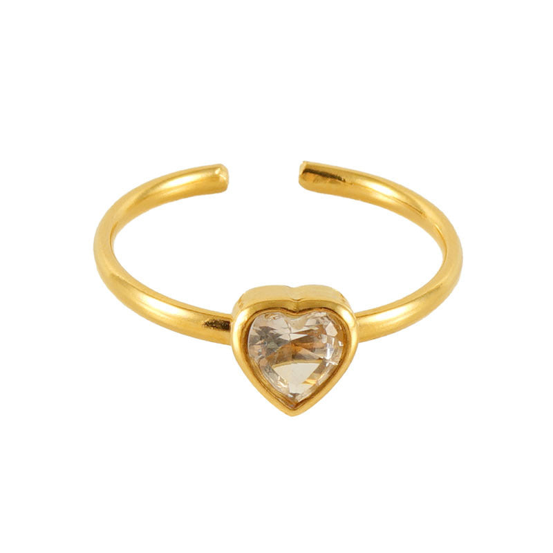 Square Heart Ring
