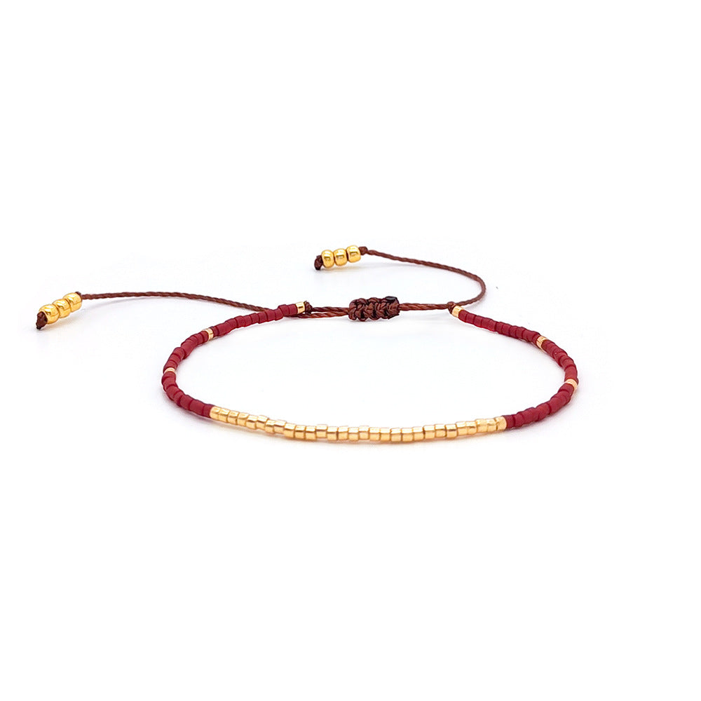 Rice Beads Beaded Bracelet
