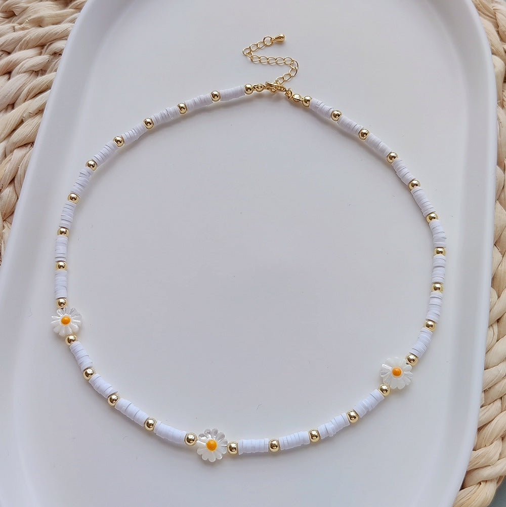 Soft Ceramic Heart Necklace