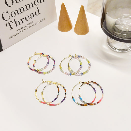 Vintage Large Hoop Earrings