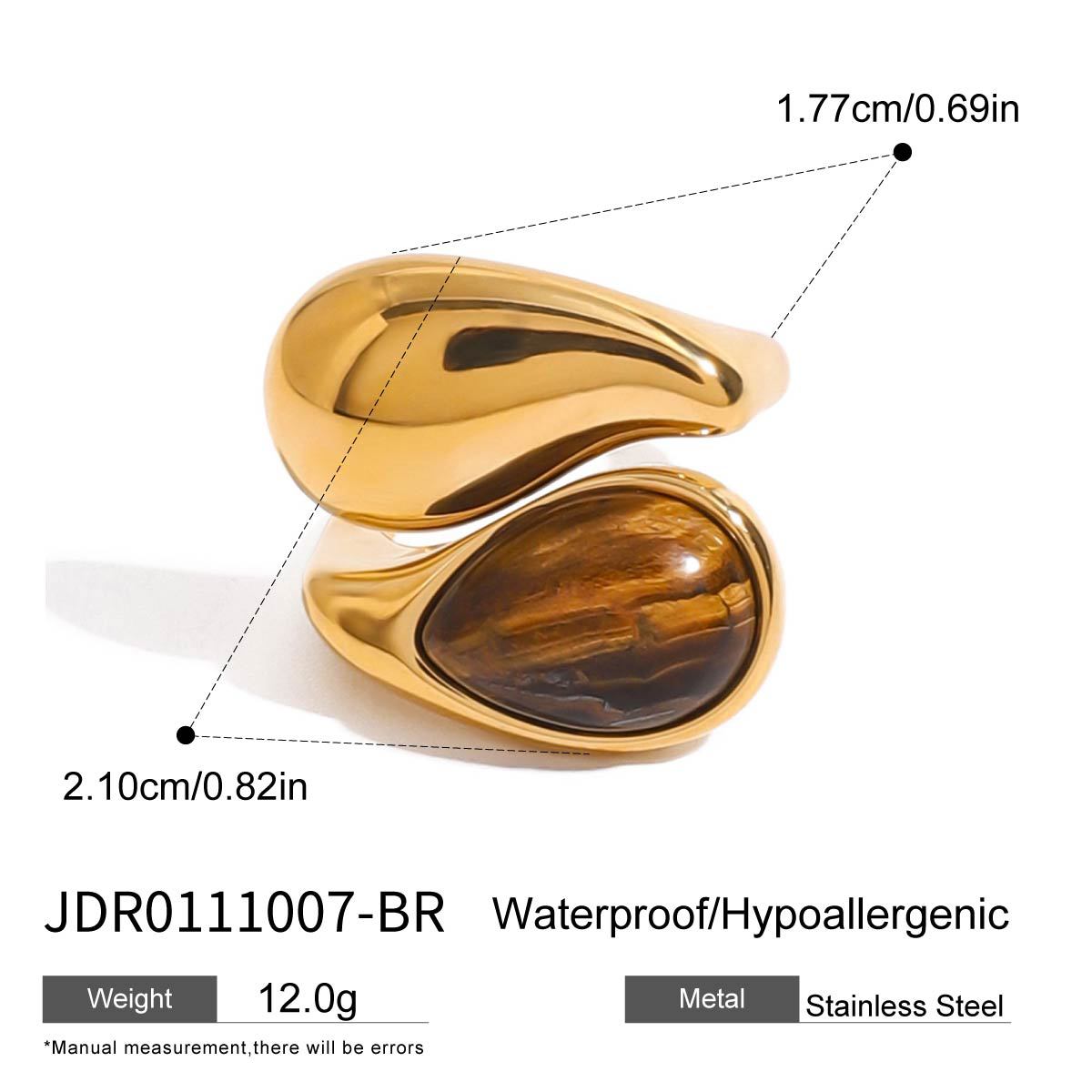 Fashionable open-ended ring