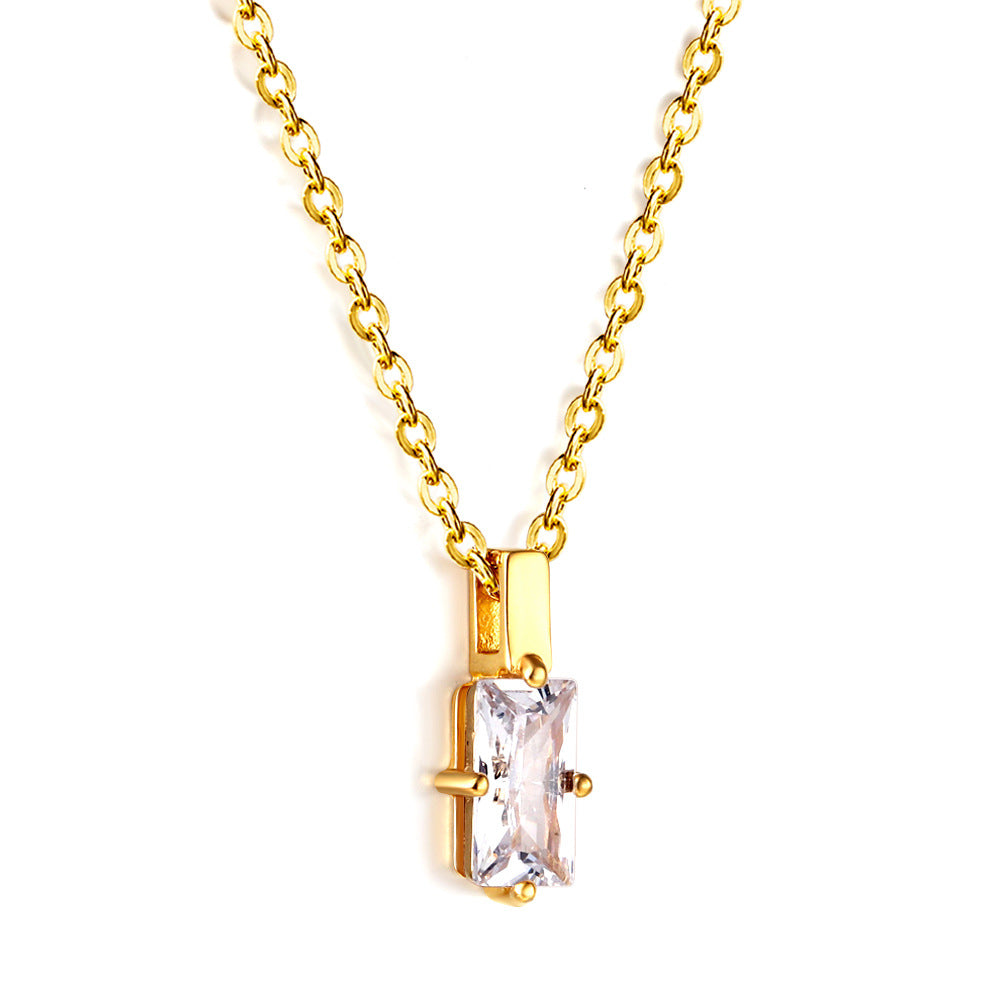 Hundred simple collarbone chain