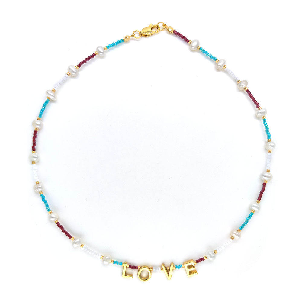 Beaded Alphabet Chain
