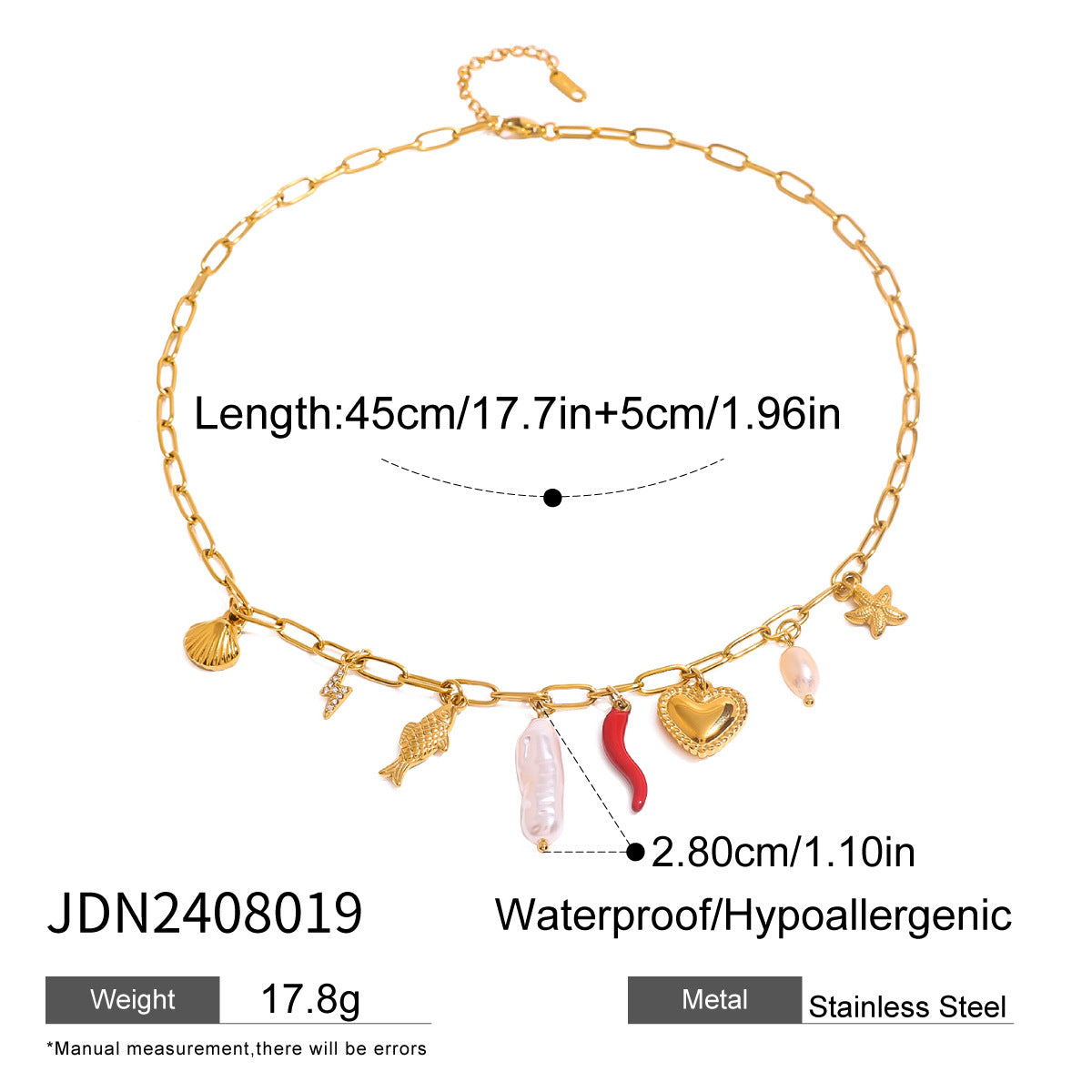 Beach Resort Style Collarbone Chain