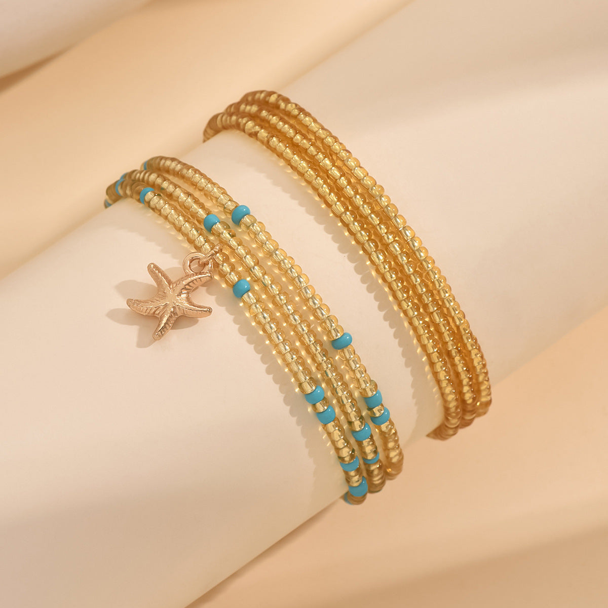 Versatile Starfish Pearl Anklet