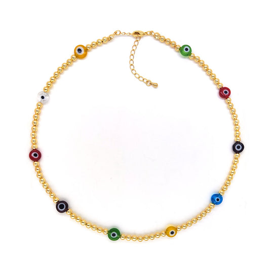 Evil Eye Collarbone Chain