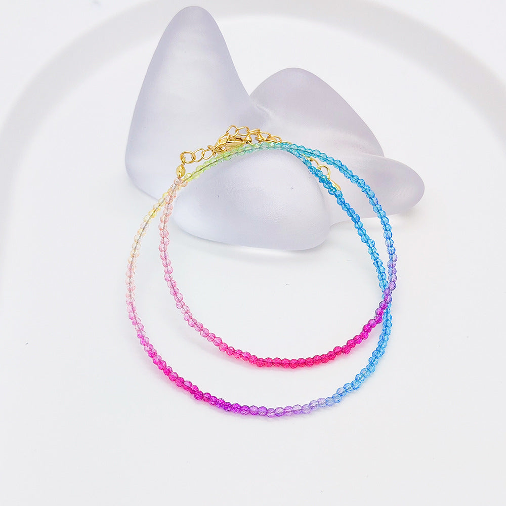 Gradient Crystal Necklace