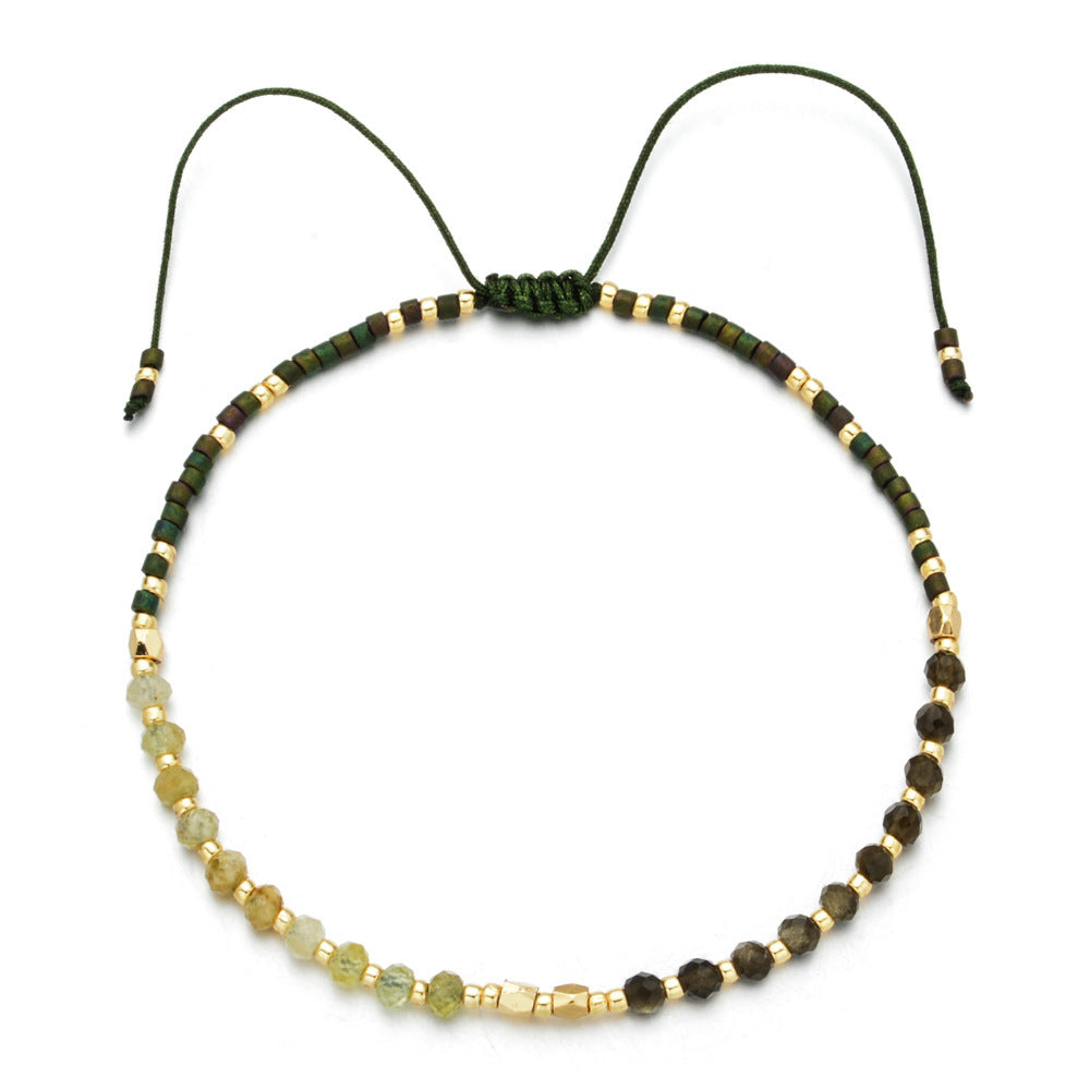Rice Beads Hand-Woven Bracelet