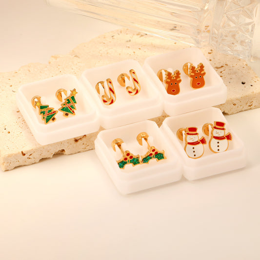 Creative Versatile Christmas Earrings
