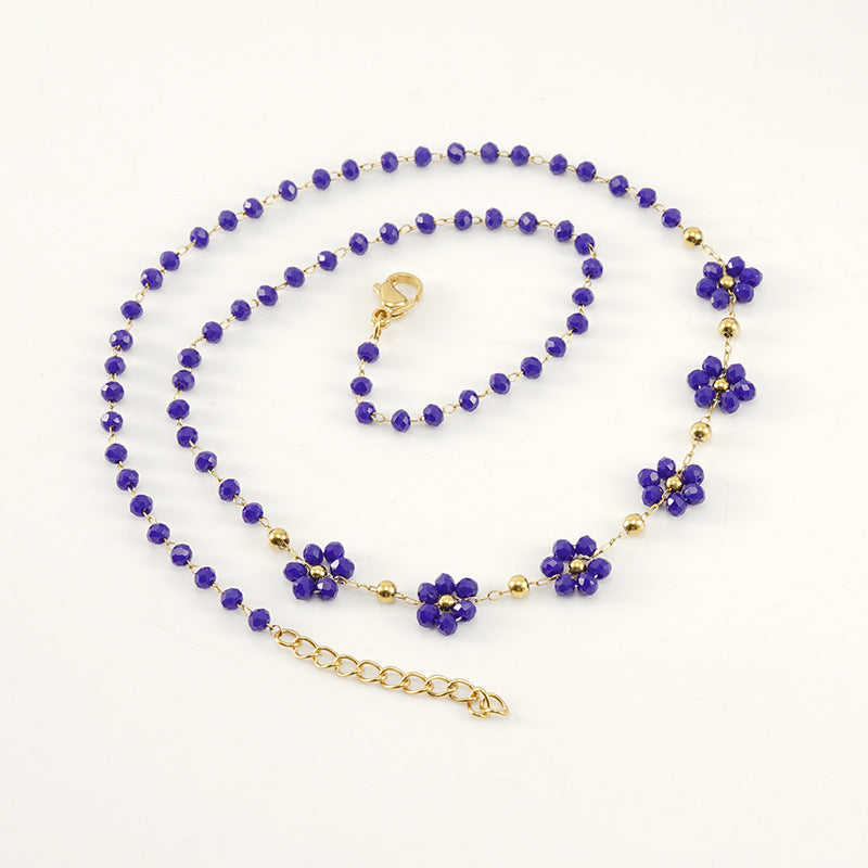 Crystal Flower Bracelet