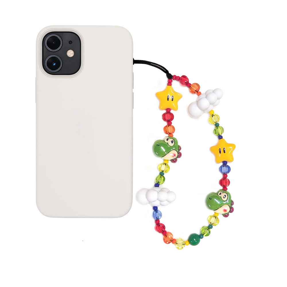 Colorful Beaded Phone Chain