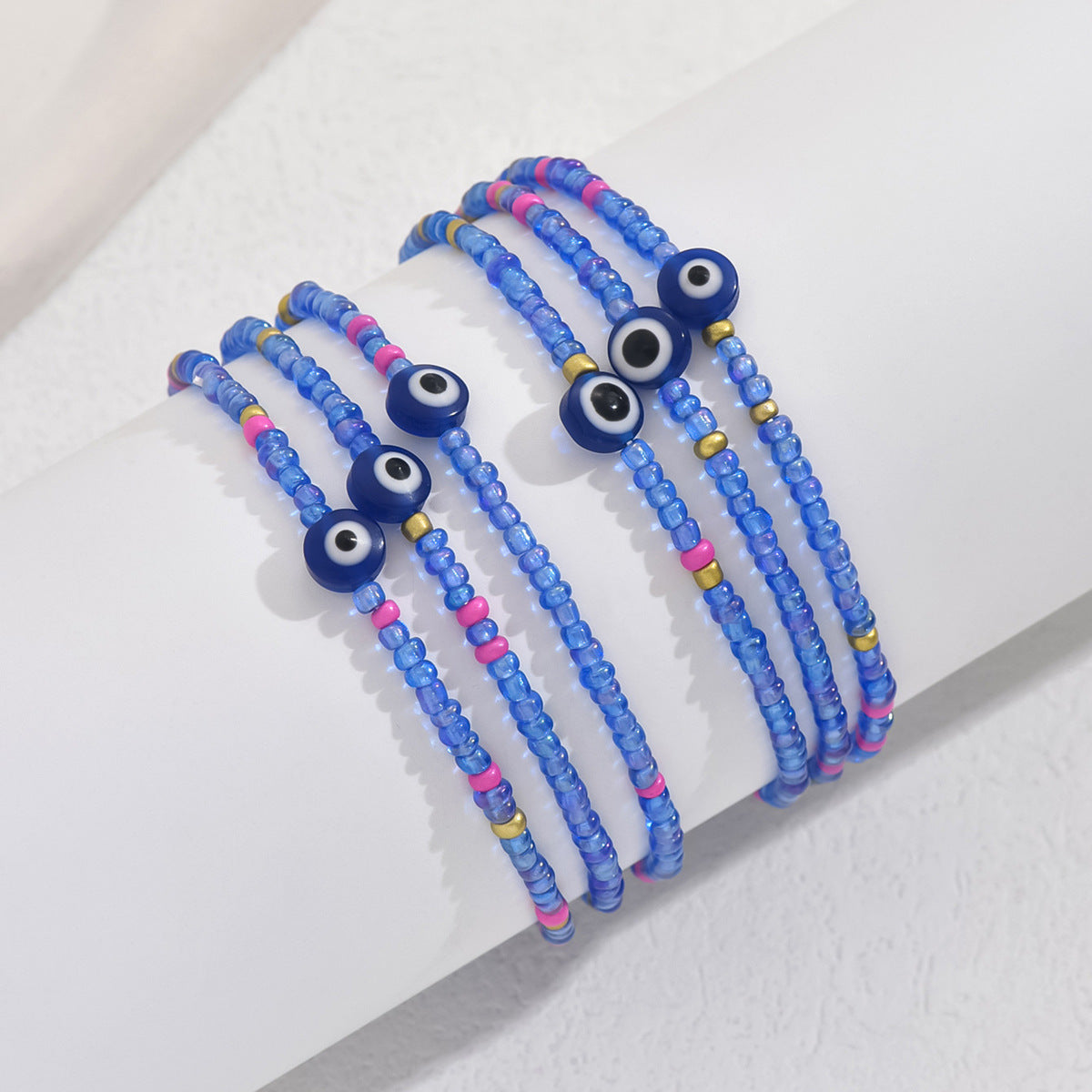 Blue-Eyed Pearl Anklet