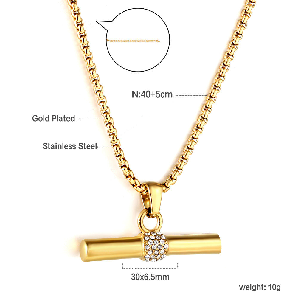 Hundred simple collarbone chain