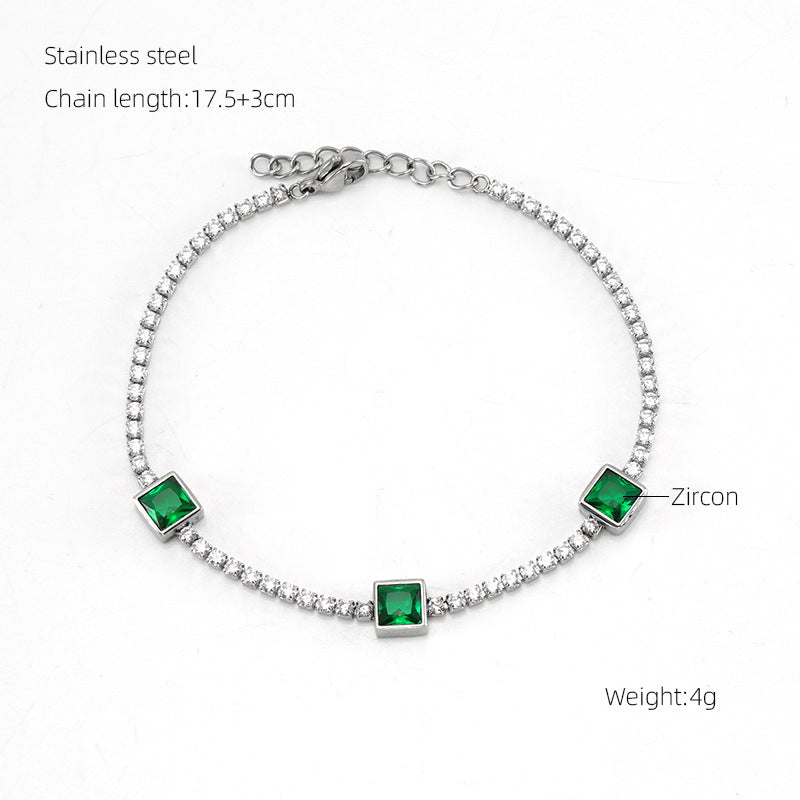 BFF Emerald Bracelet