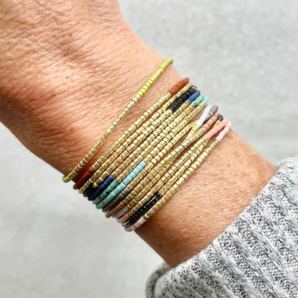 Rice Beads Beaded Bracelet