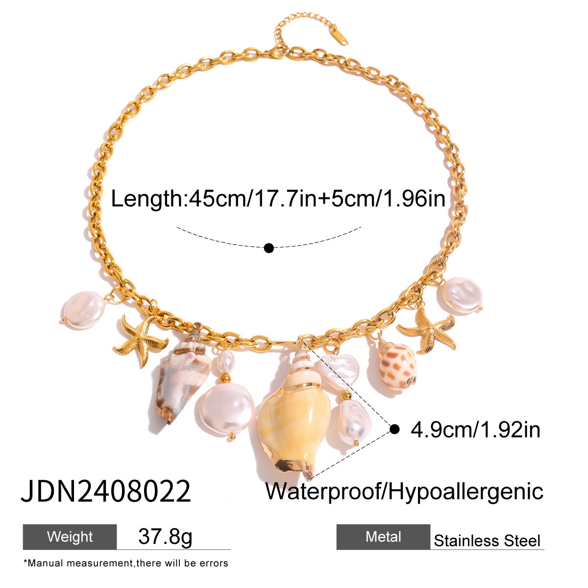Beach Resort Style Collarbone Chain