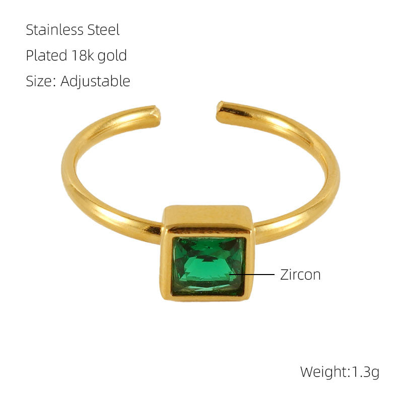 Square Heart Ring