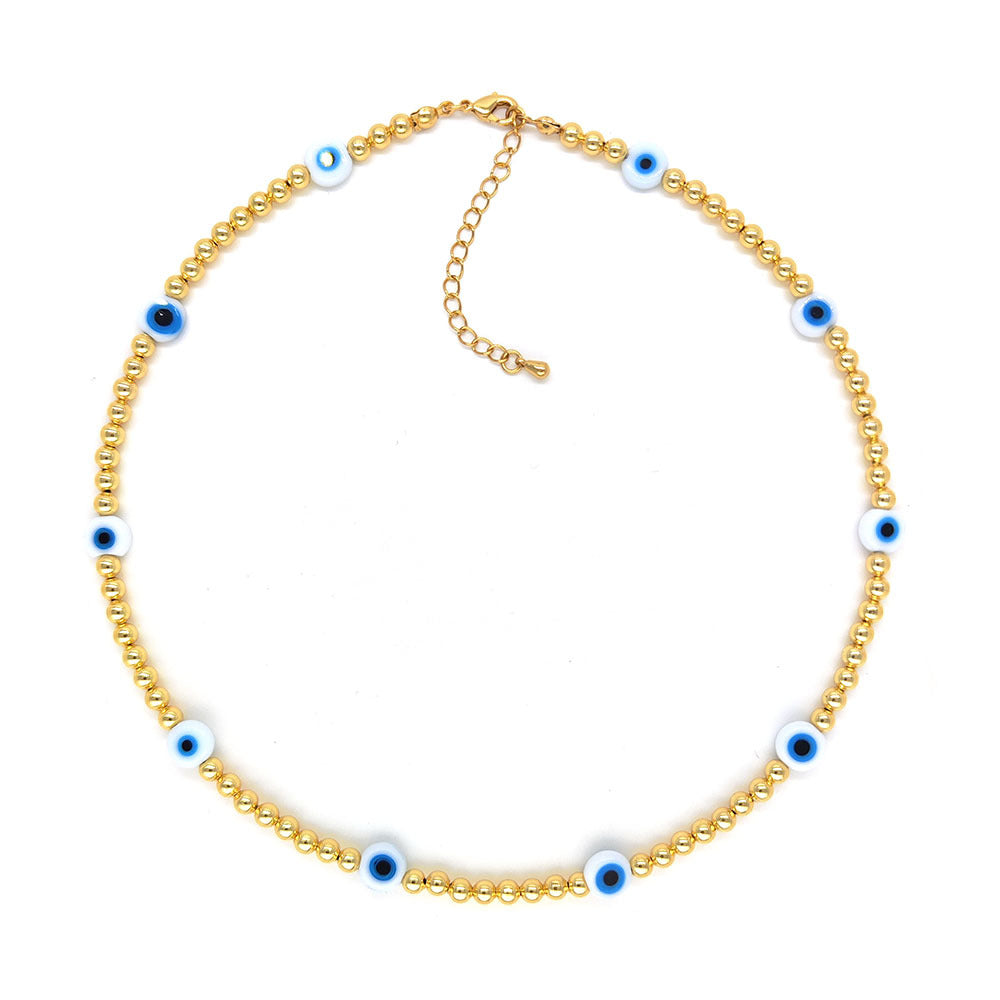Evil Eye Collarbone Chain