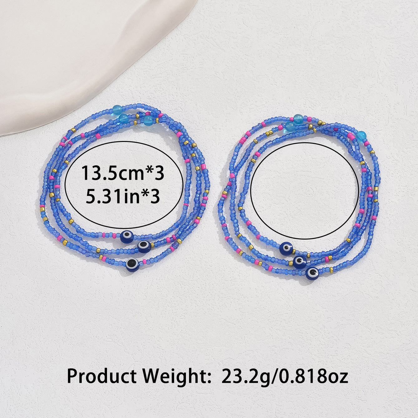 Blue-Eyed Pearl Anklet