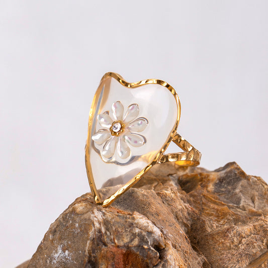 Love Precious Shell Ring