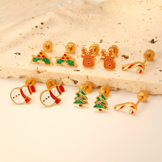Creative Versatile Christmas Earrings
