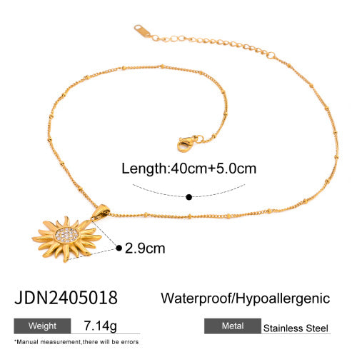 Cat's Eye Sun Pendant