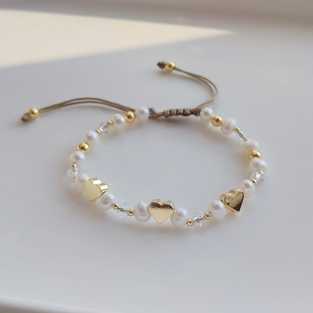 Stacked Soft Pottery Chip Bracelets