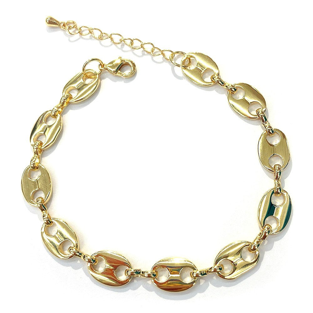 Stacked Soft Pottery Chip Bracelets