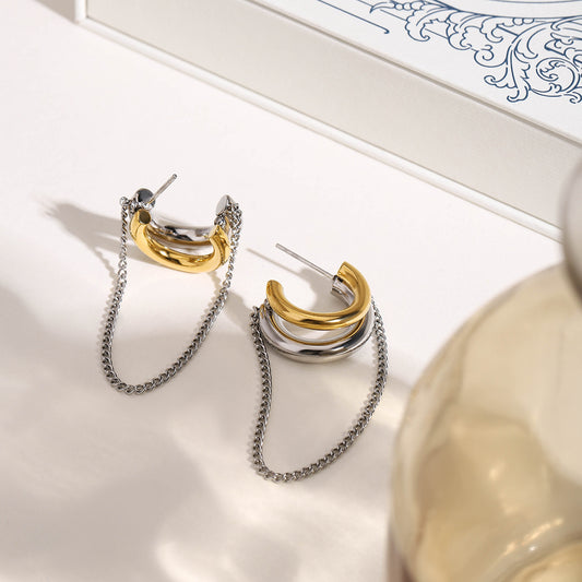 Tassel Line Earrings