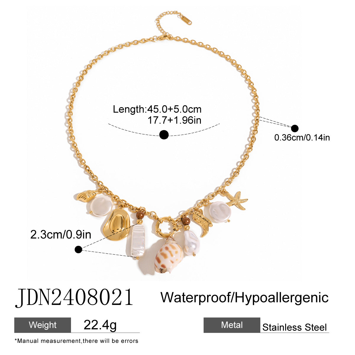 Beach Resort Style Collarbone Chain