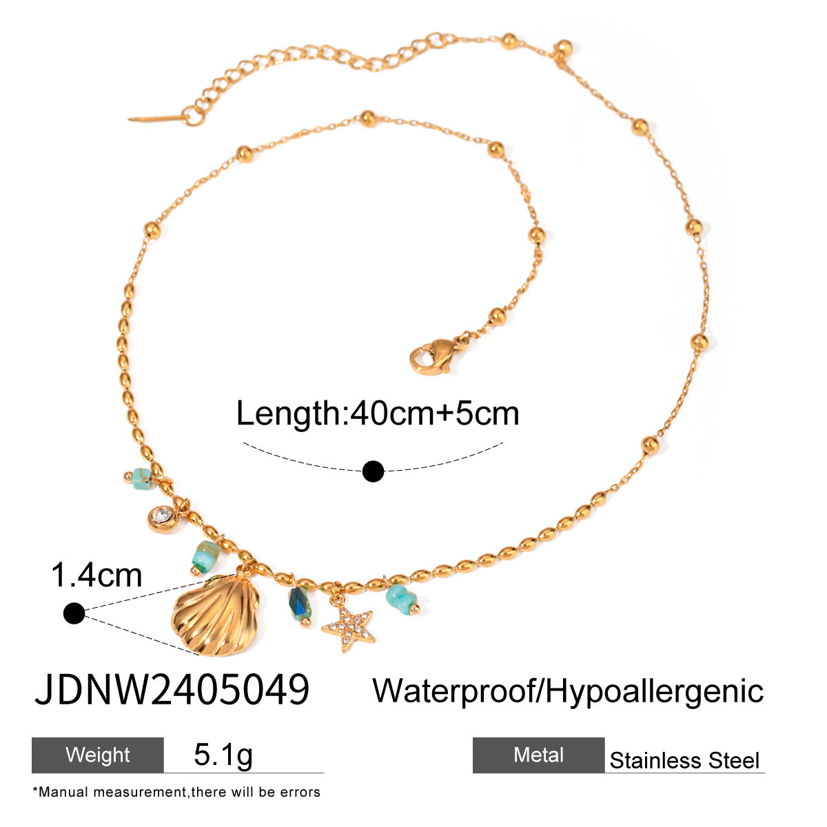 Beach Resort Style Collarbone Chain