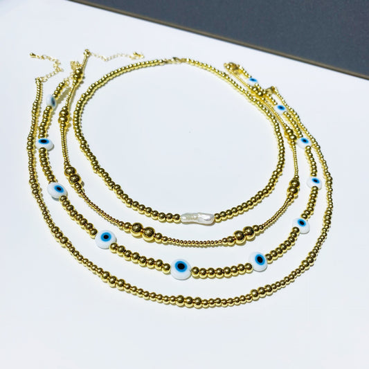 Natural pearl necklace