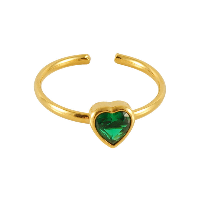 Square Heart Ring