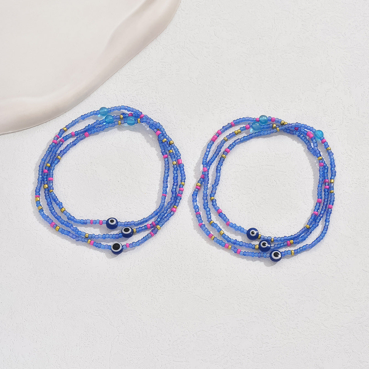 Blue-Eyed Pearl Anklet