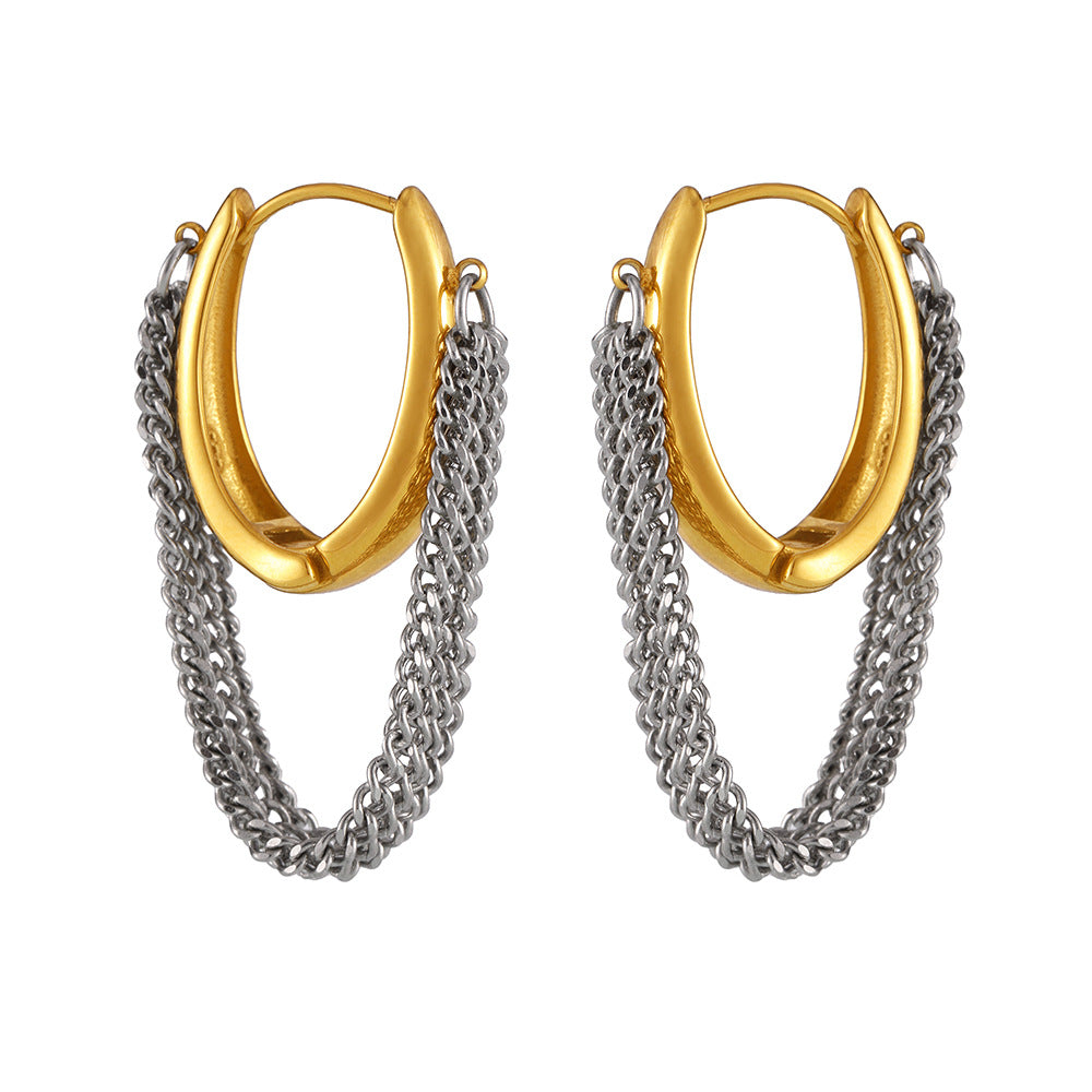 Chain Tassel Earrings