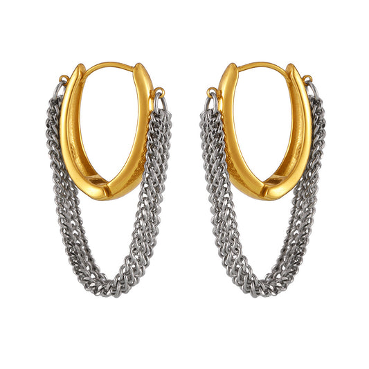Chain Tassel Earrings